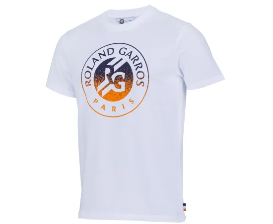 lacitesport.com - T-shirt Roland Garros - Collection officielle - Taille Homme, Couleur: Blanc, Taille: S