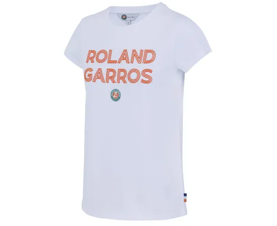 lacitesport.com - T-shirt femme Roland Garros - Collection officielle - Taille Femme, Couleur: Blanc, Taille: S