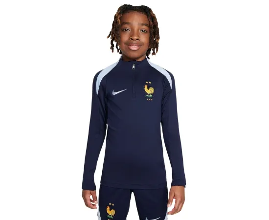 lacitesport.com - Nike Equipe de France Sweat Training 2024 Enfant, Couleur: Bleu, Taille: M (enfant)