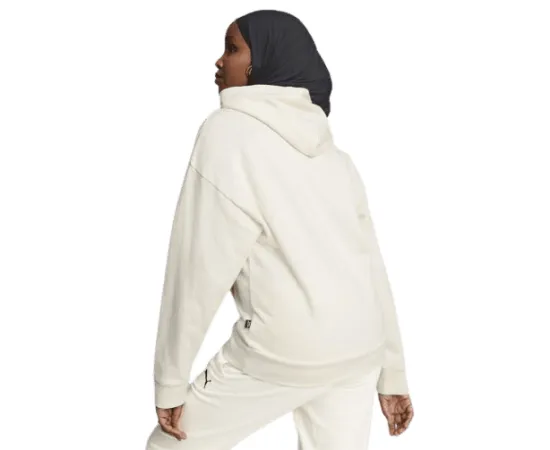 lacitesport.com - Puma Better Essentials Sweat à capuche Femme, Couleur: Blanc, Taille: L