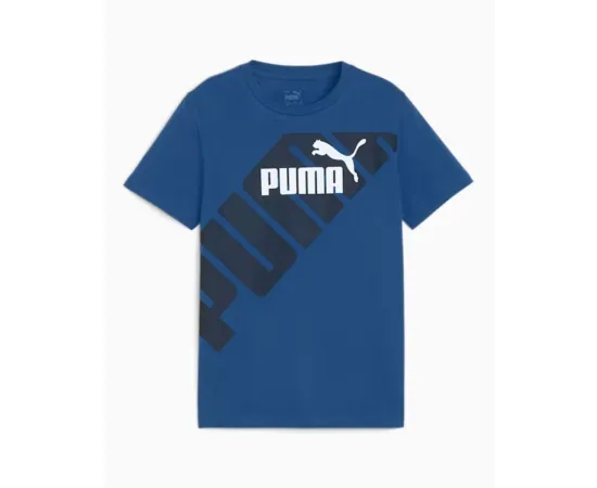 lacitesport.com - Puma Power T-shirt Enfant, Couleur: Bleu, Taille: 8 ans (EU128)