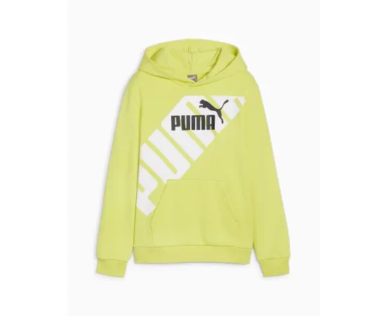 lacitesport.com - Puma Power Sweat à capuche Enfant, Couleur: Jaune, Taille: 8 ans (EU128)