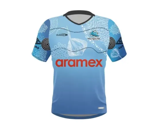 lacitesport.com - Sharks NRL 2024 Maillot Homme, Taille: S