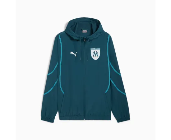 lacitesport.com - Puma OM Veste à capuche Pre-match 24/25 Homme, Taille: S