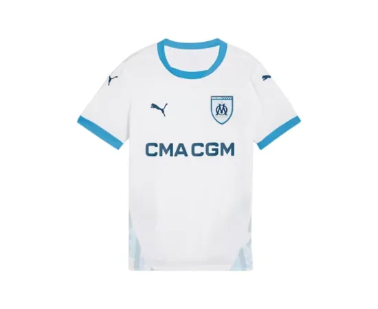 lacitesport.com - Puma OM Maillot Domicile 24/25 Enfant, Couleur: Blanc, Taille: 6 ans