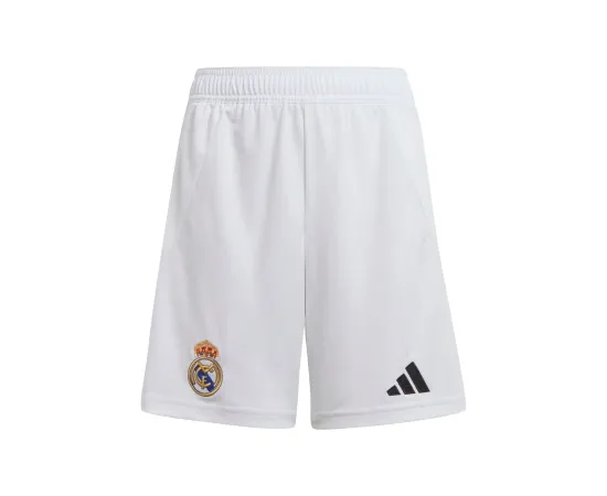 lacitesport.com - Adidas Real Madrid Short Domicile 24/25 Enfant, Couleur: Blanc, Taille: 13/14 ans