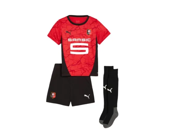 lacitesport.com - Puma Stade Rennais Ensemble Domicile 24/25 Enfant, Couleur: Rouge, Taille: 5 ans