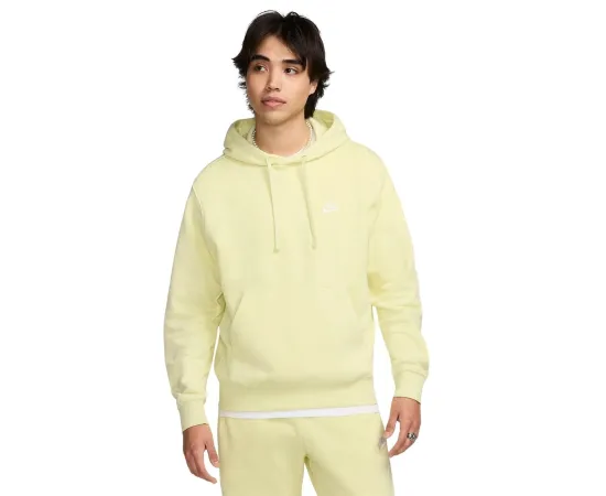 lacitesport.com - Nike Sportswear Club Fleece Sweat à capuche Homme, Couleur: Jaune, Taille: M