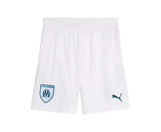 lacitesport.com - Puma OM Short Domicile 24/25 Homme, Couleur: Blanc, Taille: L