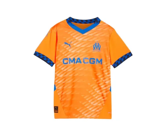 lacitesport.com - Puma OM Maillot Third 24/25 Enfant, Couleur: Orange, Taille: 6 ans