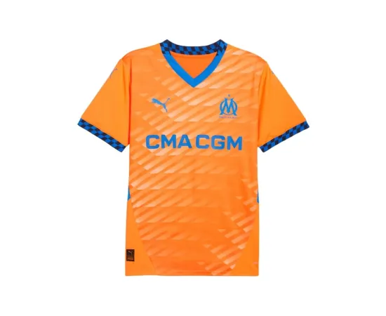 lacitesport.com - Puma OM Maillot Third 24/25 Homme, Couleur: Orange, Taille: L