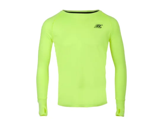 lacitesport.com - Bodycross Olin T-shirt manches longues Homme, Couleur: Jaune, Taille: S