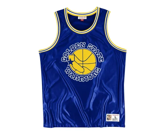 lacitesport.com - Mitchell&Ness NBA Dazzle Golden State Warriors Maillot de basket Adulte, Taille: M