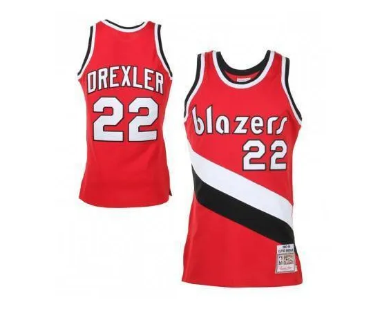 lacitesport.com - Mitchell&Ness NBA Clyde Drexler Portland Trail Blazers Swingman Maillot de basket Adulte, Taille: XS