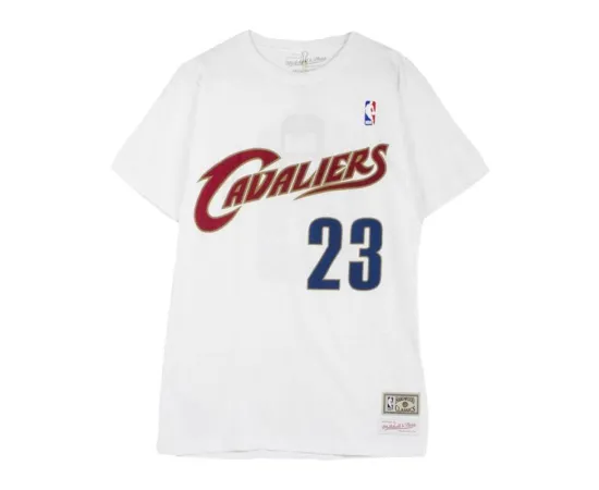 lacitesport.com - Mitchell&Ness Lebron James Cleveland Cavaliers T-shirt de basket Homme, Taille: XS