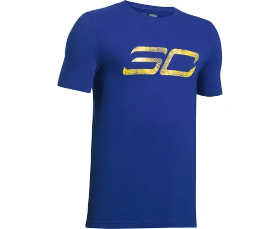 lacitesport.com - Under Armour SC30 Logo T-shirt de basket Homme, Taille: 8 ans