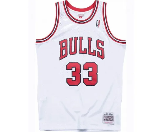 lacitesport.com - Mitchell & Ness NBA Scottie PIPPEN Chicago Bulls Swingman Maillot de basket Adulte, Taille: S