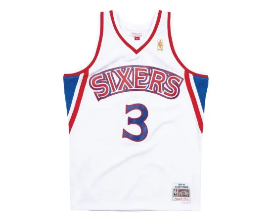 lacitesport.com - Mitchell & Ness NBA Allen Iverson Philadelphia 76ers Swingman Maillot de basket Adulte, Taille: S