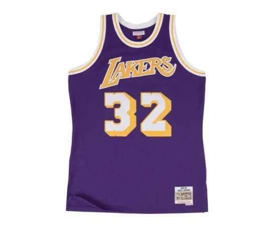 lacitesport.com - Mitchell&Ness NBA Magic Johnson Los Angeles Lakers Swingman Maillot de basket Enfant, Taille: 10 ans