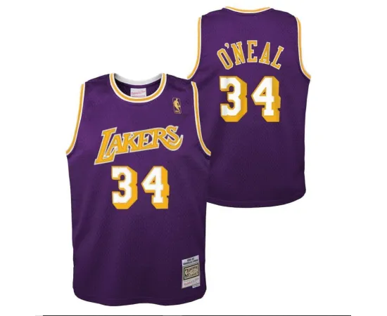 lacitesport.com - Mitchell&Ness NBA Shaquille O'Neal Los Angeles Lakers Swingman Maillot de basket Enfant, Taille: 14 ans