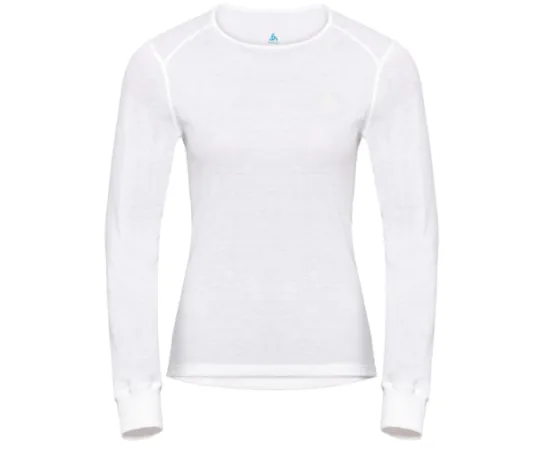 lacitesport.com - Odlo TS ML Sous Pull Femme, Couleur: Blanc, Taille: L