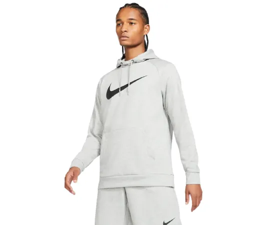 lacitesport.com - Nike PO SWSH Sweat Homme, Couleur: Gris, Taille: L