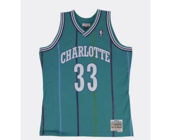 lacitesport.com - Mitchell&Ness Alonzo Mourning Charlotte Hornets Swingman Maillot de basket Adulte, Taille: L