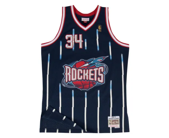 lacitesport.com - Mitchell&Ness NBA Hakeem Olajuwon Houston Rockets Swingman Maillot de basket Adulte, Taille: S