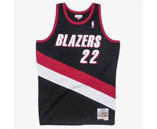 lacitesport.com - Mitchell&Ness Clyde Drexler Portland Trailblazers Swingman Maillot de basket Adulte, Taille: S