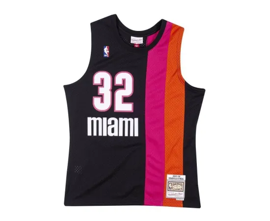 lacitesport.com - Mitchell&Ness NBA Shaquille O'Neal Miami Heat Swingman Maillot de basket Adulte, Taille: S