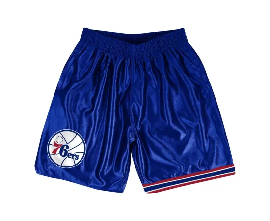 lacitesport.com - Mitchell&Ness NBA Dazzle Philadelphie 76ers Short de basket Adulte, Taille: XS