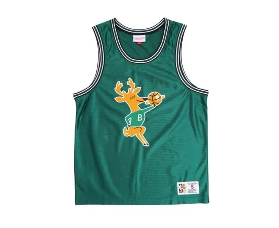 lacitesport.com - Mitchell&Ness NBA Dazzle Milwaukee Bucks Maillot de basket Adulte, Taille: XS