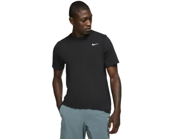 lacitesport.com - Nike Crew Solid T-shirt Homme, Couleur: Noir, Taille: L