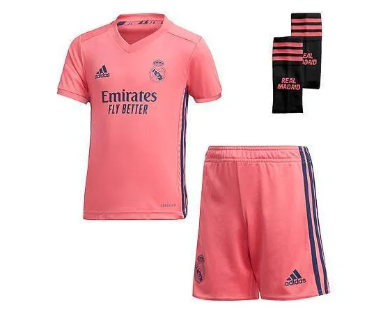 lacitesport.com - Adidas Real Madrid Extérieur 20/21 Ensemble Enfant, Taille: 2/3 ans